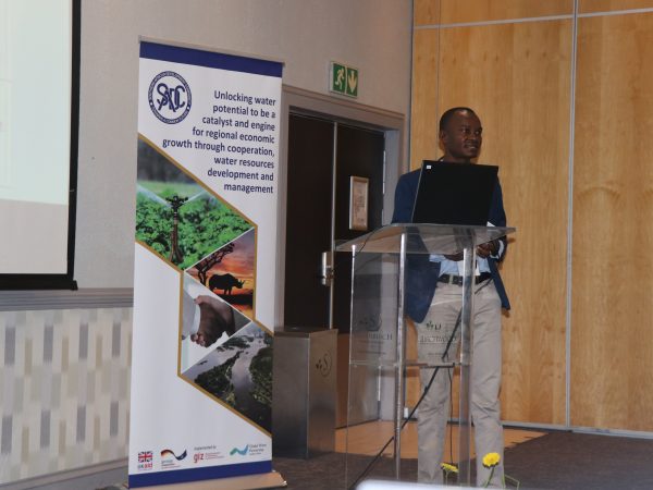 Mr. Silvanus Uunona, Programme Manager at CUVEOM presenting the plan.